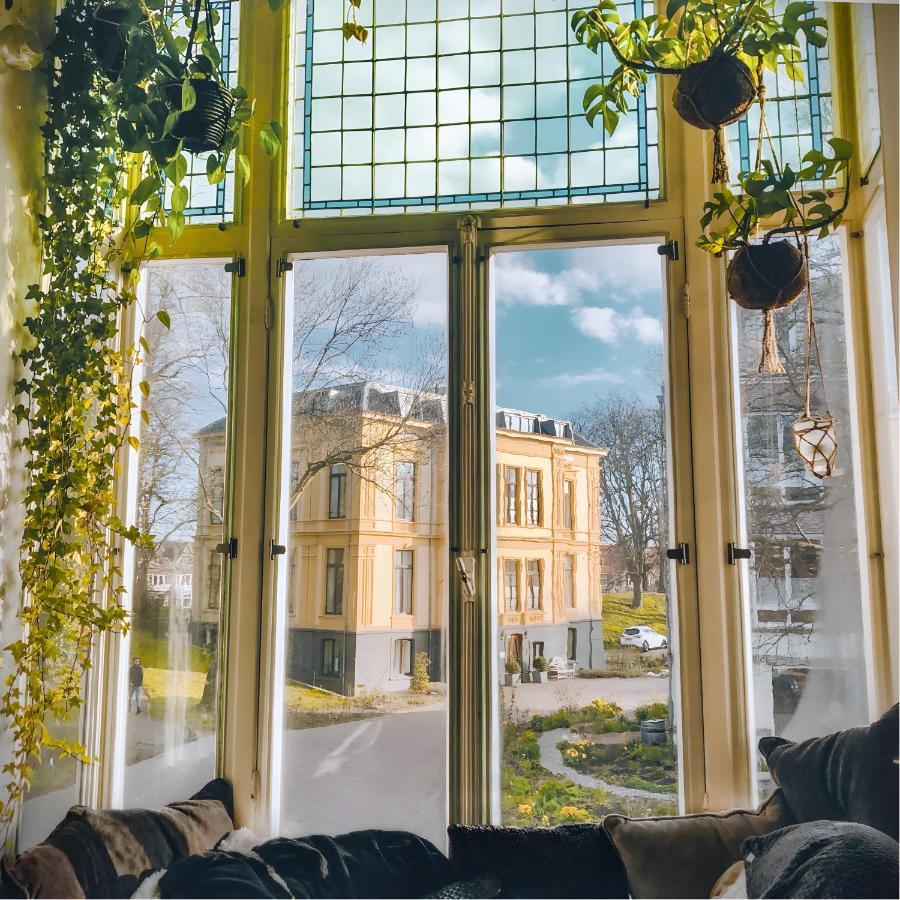 Lovely, 1898 Jugendstil Design Apartment, Old Haarlem City Centre, Fully Renovated With Parkview Near Amsterdam And Zandvoort, Bloemendaal Beach ภายนอก รูปภาพ